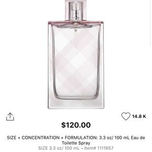 Burberry Brit Sheer 100ml